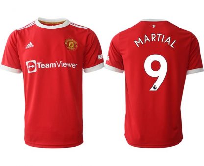 Manchester United Martial 9 Trikot Home 2022 Rot Kurzarm günstig
