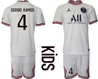 SERGIO RAMOS 4 Paris Saint-Germain 4th Shirt 2022/23 Fourth Trikot PSG weiß