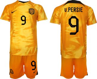 Kaufe Neue Fußballtrikots Niederlande Heimtrikot WM 2022 Fußballtrikot Orange V.PERSIE 9