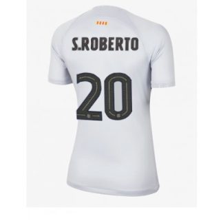 Frauen Fußballtrikots Barcelona 3rd trikot 2022-23 Kurzarm Sergi Roberto 20