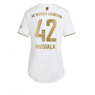 Fußballtrikot für Frauen FC Bayern Munich Auswärtstrikot 2022-23 Kurzarm Jamal Musiala 42