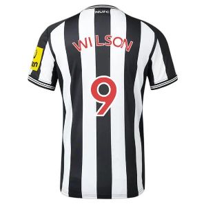 Herren Newcastle United Fußballtrikots 2023-24 Heimtrikot mit Namen Wilson 9