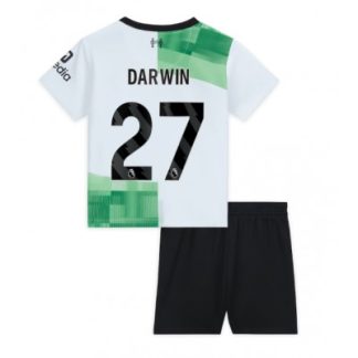 Kinder Liverpool Football Club 2023-24 Auswärtstrikot Fußballtrikots Set Darwin Nunez 27