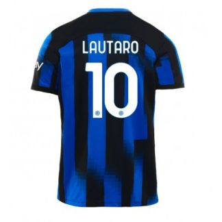 Neuen Herren Inter Milan Heimtrikot 2023-24 Kurzarm Lautaro Martinez 10