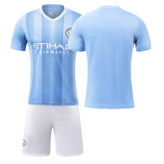 Personalisierte Fußballtrikots Manchester City 2023-24 Heimtrikot Trikotsatz Kit