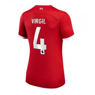 Damen Fußballtrikot im Sale Liverpool Heimtrikot 2023-24 Virgil van Dijk 4