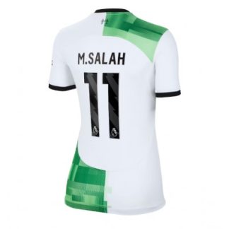 Frauen Fußballtrikot Liverpool Auswärtstrikot 2023-24 Kurzarm Mohamed Salah 11