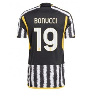Fußballtrikots Trikotsatz Juventus 2023-24 Heimtrikot Kurzarm für Herren Leonardo Bonucci 19