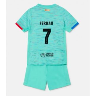 Kinder Trikot FC Barcelona 23-24 Drittes Trikot Trikotsatz Ferran Torres 7