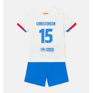 Kindertrikot FC Barcelona Auswärtstrikot 2023-24 Fußballtrikot Trikotsatz Andreas Christensen 15