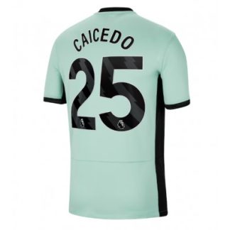Günstige Fußballtrikot Chelsea 3rd trikot 2023-24 Kurzarm Moises Caicedo 25