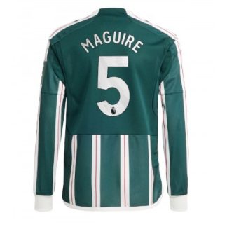 Günstige Fußballtrikots Manchester United Auswärtstrikot 2023-24 Langarm Harry Maguire 5