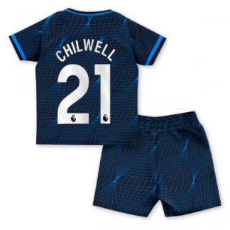 Kinder Trikotsatz Chelsea Auswärtstrikot 2023-2024 Ben Chilwell 21