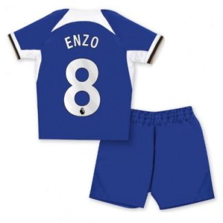 Kinder Trikotsatz Chelsea Heimtrikot 2023-2024 in blau Enzo Fernandez 8
