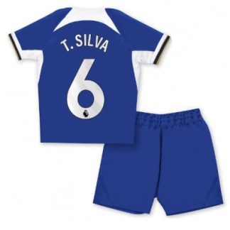 Kinder Trikotsatz Chelsea Heimtrikot 2023-2024 in blau Thiago Silva 6