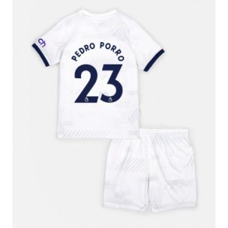 Kindertrikot Fußball trikotsatz Tottenham Hotspur 2023-24 Heimtrikot Pedro Porro 23