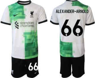 Fußballtrikot Herren Set Liverpool FC Auswärtstrikot 2023-24 Alexander-Arnold 66