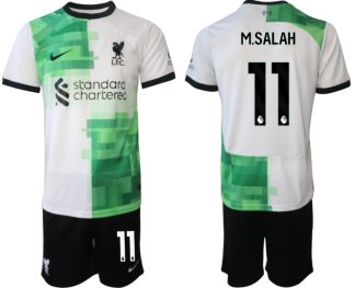 Fußballtrikot Herren Set Liverpool FC Auswärtstrikot 2023-24 Mohamed Salah 11