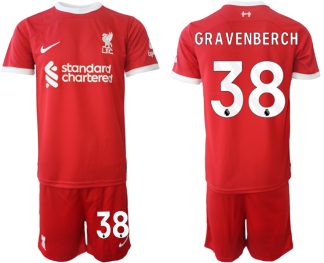 Günstige Fußballtrikots Liverpool FC Heimtrikot 2023-24 Ryan Gravenberch 38