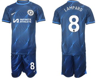 Herren Chelsea 2023-24 Auswärtstrikot Fußballtrikots Trikotsatz Frank Lampard 8