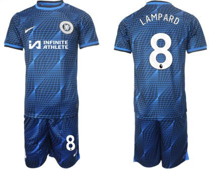 Herren Chelsea 2023-24 Auswärtstrikot Fußballtrikots Trikotsatz Frank Lampard 8
