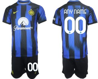 Herren Inter Milan Heimtrikot 2023-24 Günstige Fußball trikotsatz Personalisierbar