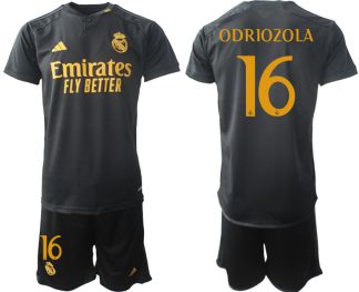 Günstige Fußballtrikots Herren Real Madrid 2023-24 Drittes Trikot Alvaro Odriozola 16