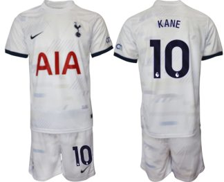 Günstige Fußballtrikots Herren Trikotsatz Tottenham Hotspur Heimtrikot 2023-24 Harry Kane 10