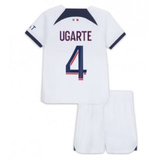 Kinder Paris Saint-Germain PSG 2023-24 Auswärtstrikot Trikotsatz Manuel Ugarte 4