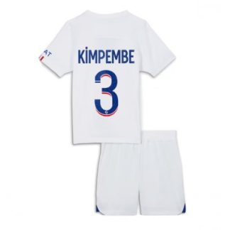 Kinder Paris Saint-Germain PSG 2023-24 Auswärtstrikot Trikotsatz Presnel Kimpembe 3
