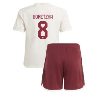 Fußballtrikot für kinder set Bayern München 3rd trikot 23/24 Leon Goretzka 8