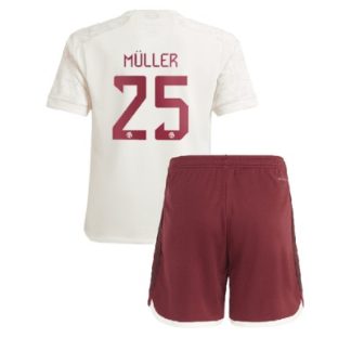 Fußballtrikot für kinder set Bayern München 3rd trikot 23/24 Thomas Muller 25