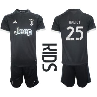 Fußballtrikot set Kinder sale Juventus 3rd trikot 2023-2024 Adrien Rabiot 25