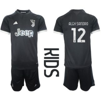 Fußballtrikot set Kinder sale Juventus 3rd trikot 2023-2024 Alex Sandro 12