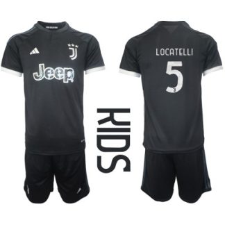 Fußballtrikot set Kinder sale Juventus 3rd trikot 2023-2024 Manuel Locatelli 5