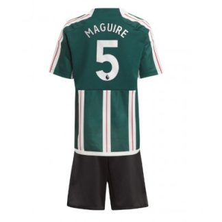 Kinder Set Fussballtrikots Günstig Manchester United Auswärtstrikot 2023-24 Harry Maguire 5