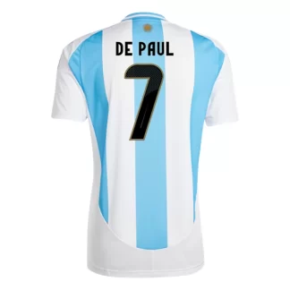 Billige Argentinien Heimtrikot Copa América 2024 De Paul 7