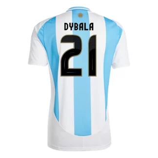 Billige Argentinien Heimtrikot Copa América 2024 mit Aufdruck Dybala 21
