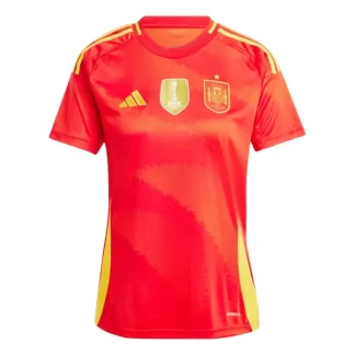 Damen Fussball Trikot Spanien Euro 2024 Heimtrikot EM 24 Rot
