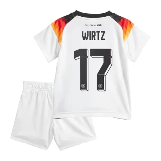 Deutschland Trikot Kinder DFB EM 2024 Heimtrikot Euro 24 weiß für Jungs Florian Wirtz 17