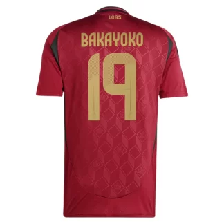 Herren Belgien EURO 2024 Heimtrikot EM 24-25 Johan Bakayoko 19