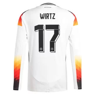 Herren DFB Deutschland EM 2024 Heimtrikot Euro 24 weiß Langarm Florian Wirtz 17