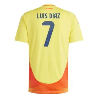 Herren Kolumbien Heimtrikot Copa América 2024 mit Namen Luis Díaz 7