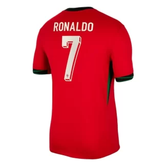 Herren Portugal EURO 2024 Heimtrikot EM 24-25 Rot Kurzarm Ronaldo 7