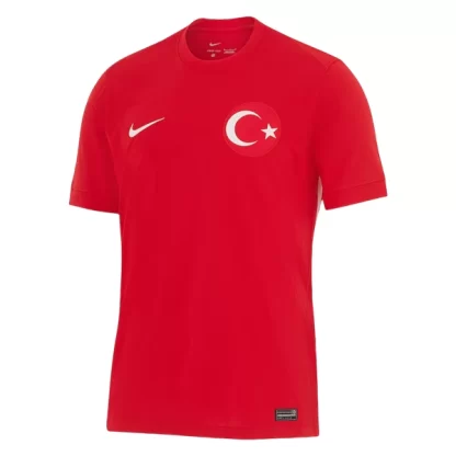 Herren Türkei Euro 2024 Auswärtstrikot EM 24-25 rot Kurzarm