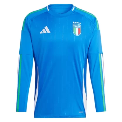 Italien Euro 2024 Heimtrikot EM 24 blau Langarm