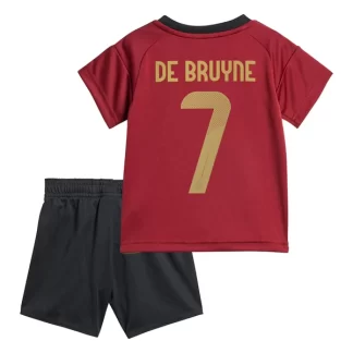 Kinder Belgien EURO 2024 Heimtrikot EM 24-25 Kurzarm Kevin De Bruyne 7