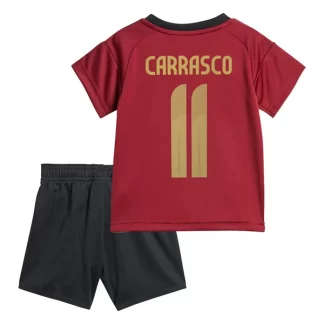 Kinder Belgien EURO 2024 Heimtrikot EM 24-25 Kurzarm Yannick Carrasco 11