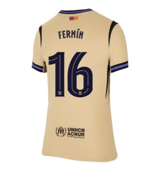 Barcelona Fermin Lopez #16 Auswärtstrikot Damen 2025-26 Kurzarm Barcelona Fermin Lopez 16 Auswaertstrikot Damen 2025 26 Kurzarm.jpg