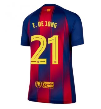 Barcelona Frenkie de Jong #21 Heimtrikot Damen 2025-26 Kurzarm Barcelona Frenkie de Jong 21 Heimtrikot Damen 2025 26 Kurzarm.jpg